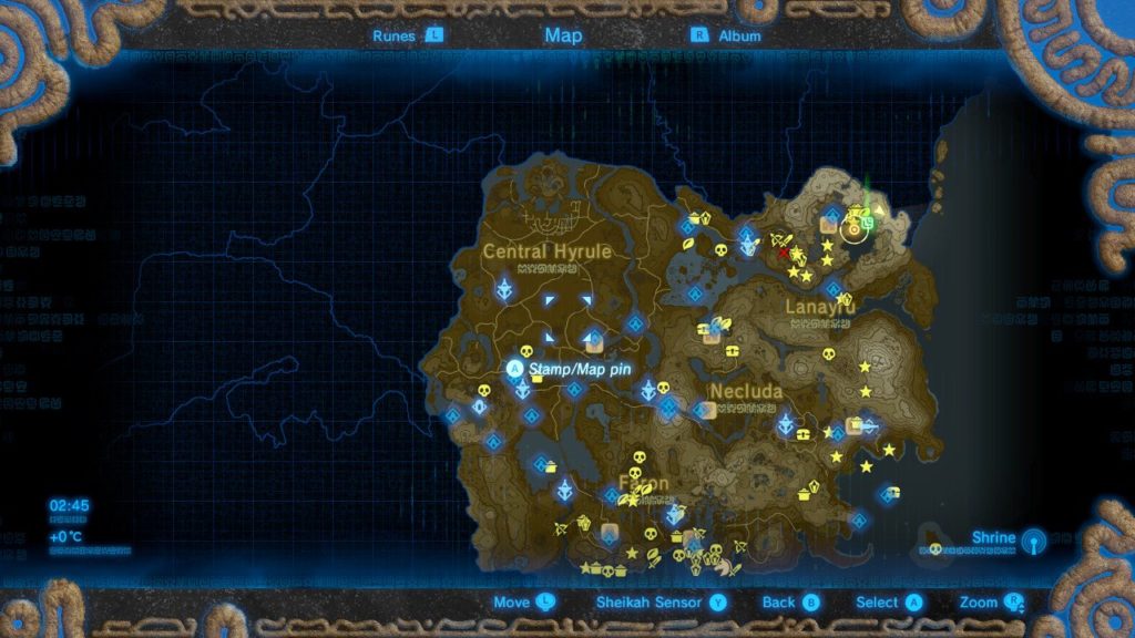 zelda interactive maps breath of the wild